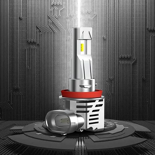 Miniatura 6 de Bombillas LED H11H8H9 para faros delanteros, kits de bombillas LED superbrillantes para automóvil, 4800 lúmenes, 6000 K, blanco frío, reemplazo