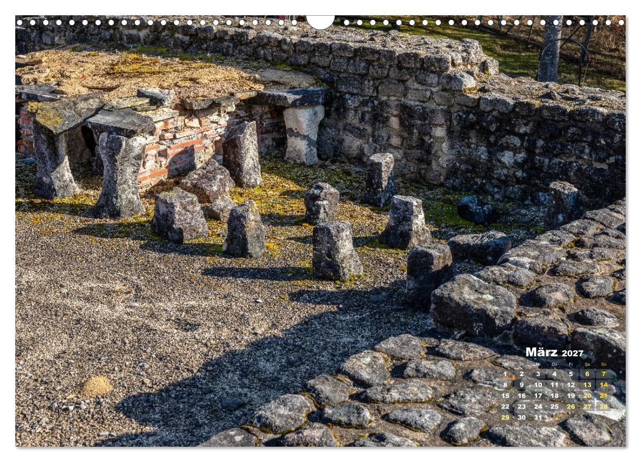 Calendrier 2027 · Musée romain en plein air de Hechingen-Stein 2027