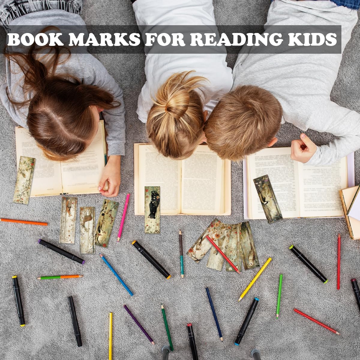 Woodland Animal Bookmarks Gifts - 100 Pcs Bulk Paper Bookmark Set for Reading Women Men, Cute Forest Theme Book Marks with Animal Designs - Image 6