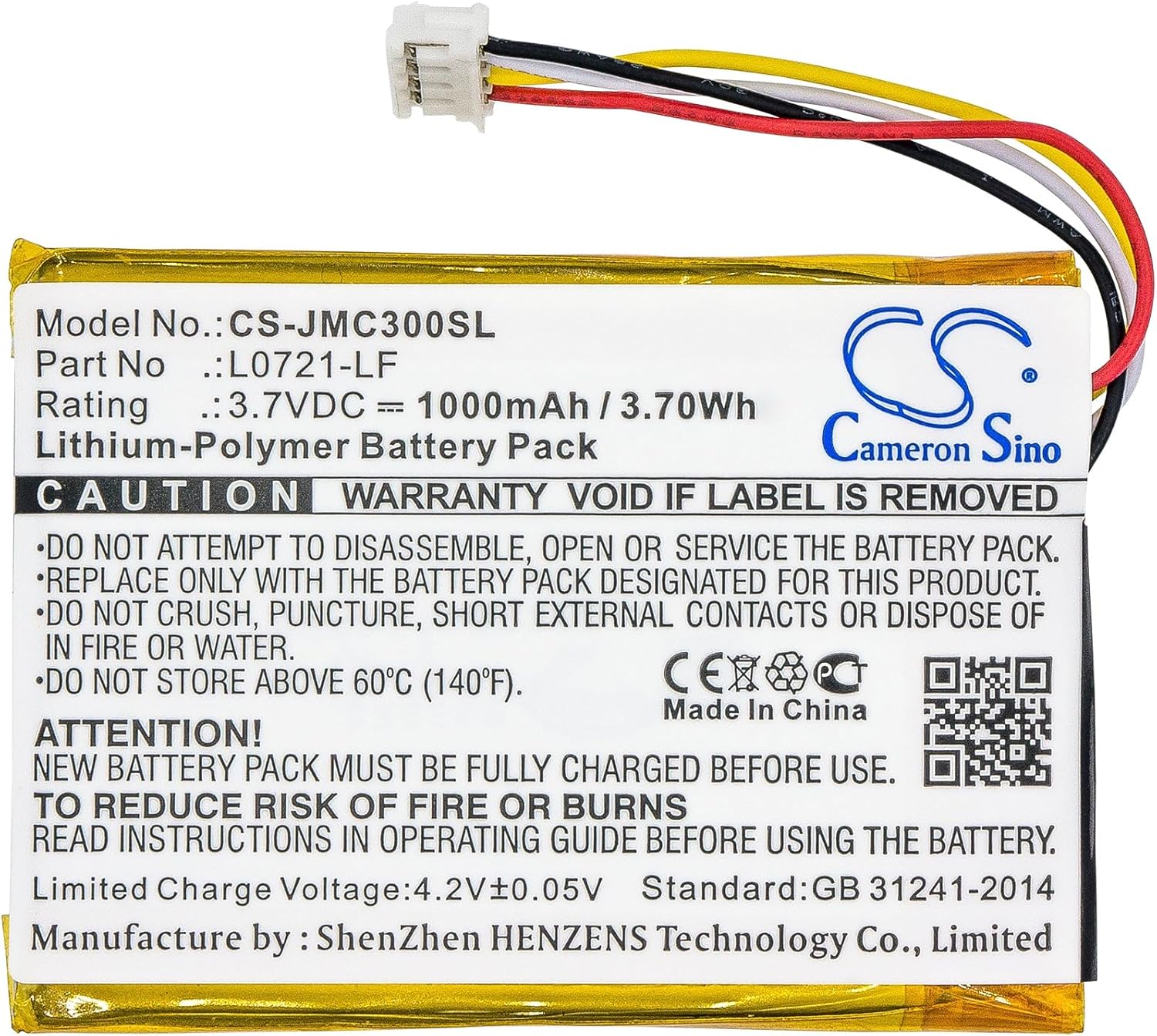 VI VINTRONS Battery for JBL Clip 3, Clip 3AN, Clip 3SAND,