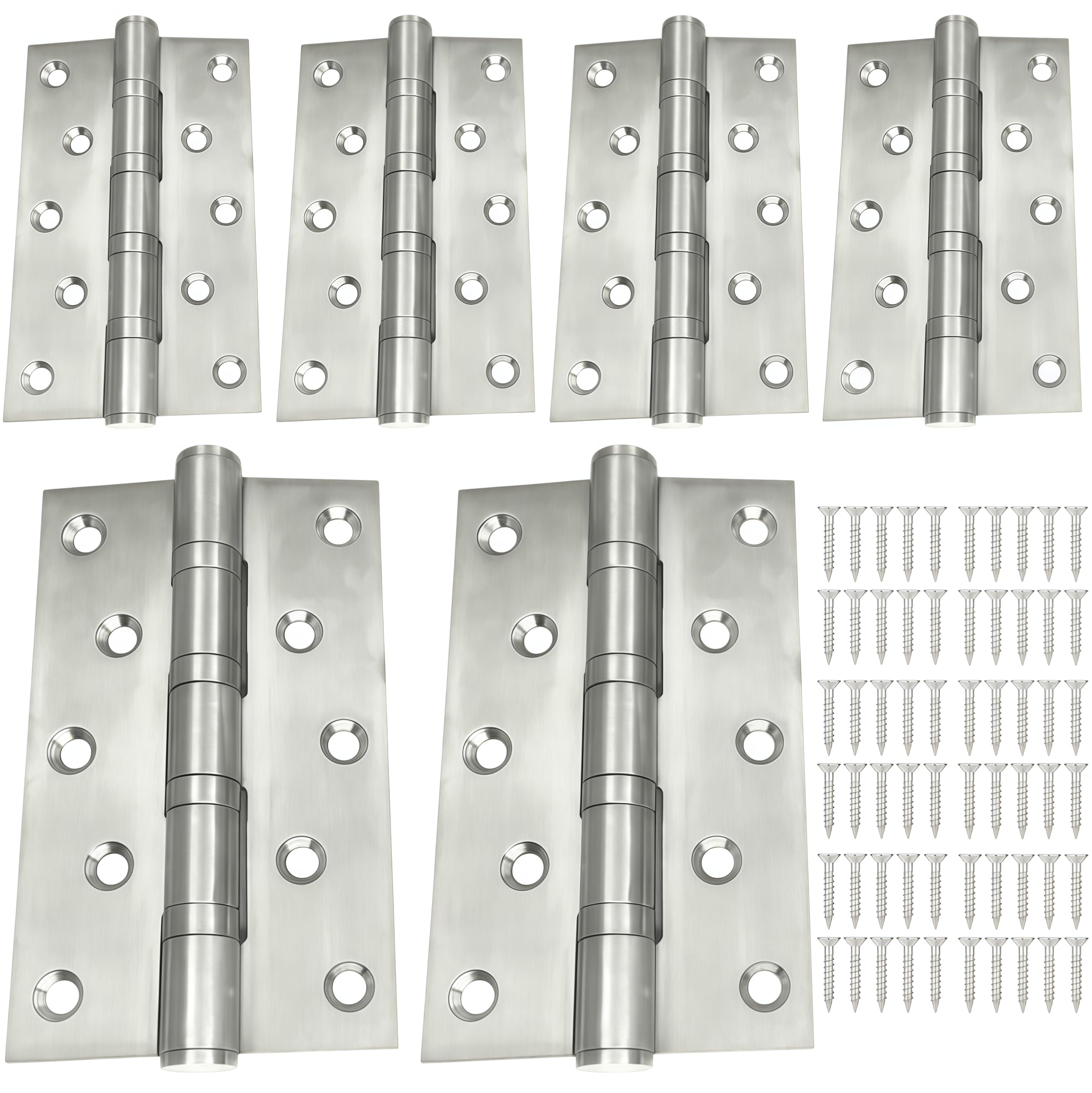 Hinges 6 Pack of 304 Stainless Steel Casement Hinges 5 Inches