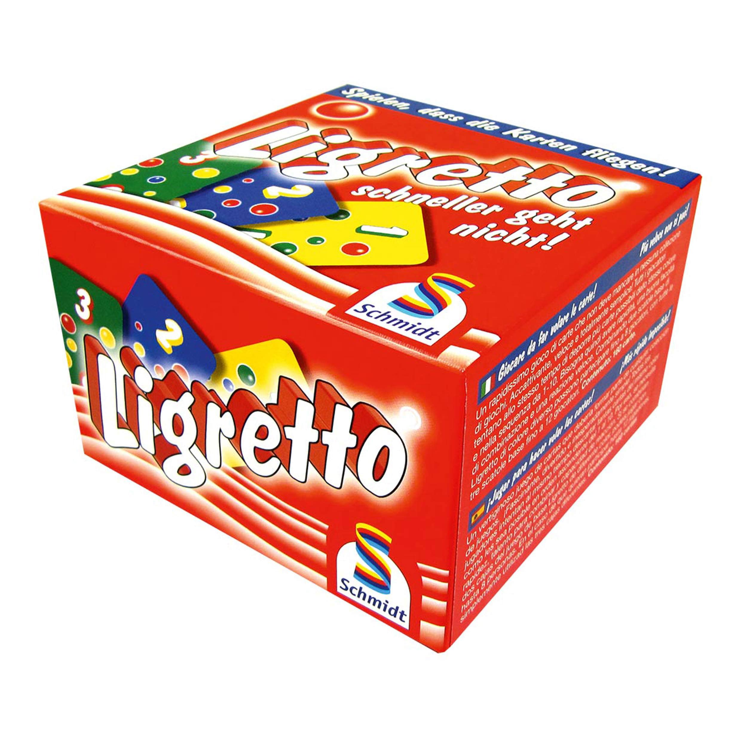 Ligretto rot: Spielen, dass die Karten fliegen! Für 2 - 4 Spieler ab 8 Jahren Ligretto Red