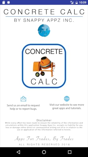 Concrete Calculator – vue 6