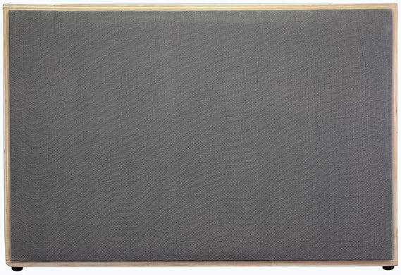 ATS Acoustics Studio Stacker Portable and Stackable Gobo and Bass Trap 24 x 36 x 10 (Gray/Gray Faces, Natural Pine Finish)