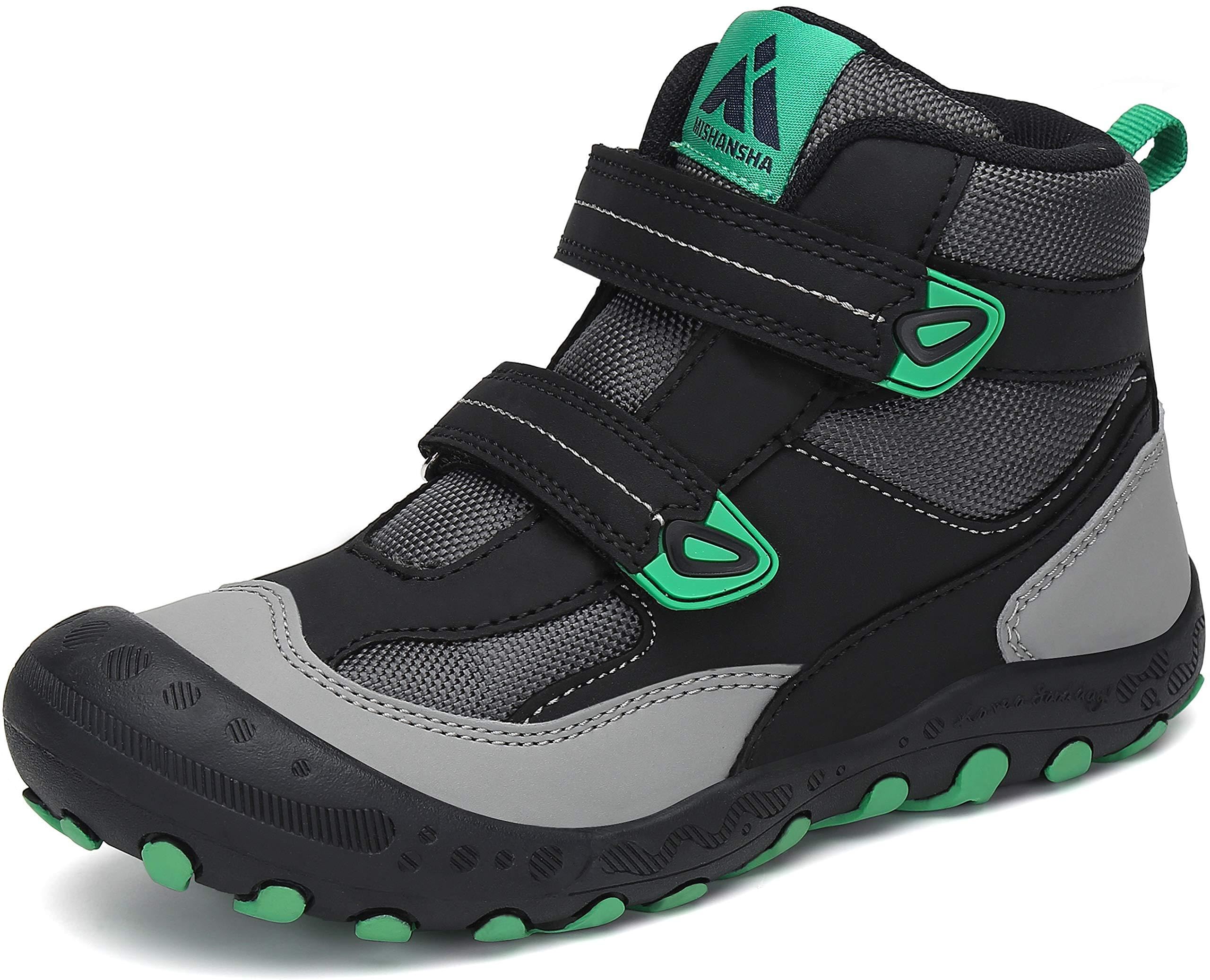 Mishansha Kinder Wanderschuhe rutschfest Leicht Trekking Wanderstiefel für Jungen Mädchen Gr.24-38