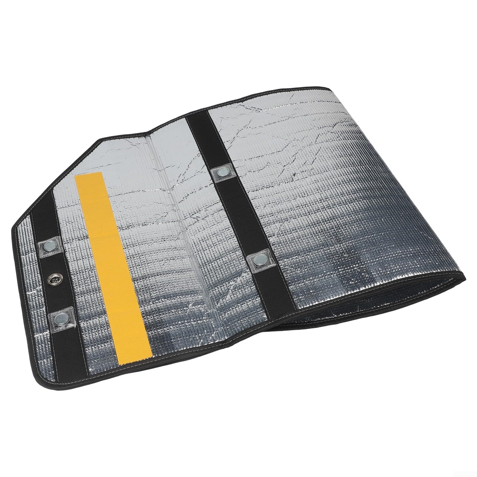Copertura per condizionatore d'aria con foglio di alluminio isolante per protezione da sole e pioggia, resistente alle intemperie, per giardino e patio (110 x 45 cm)