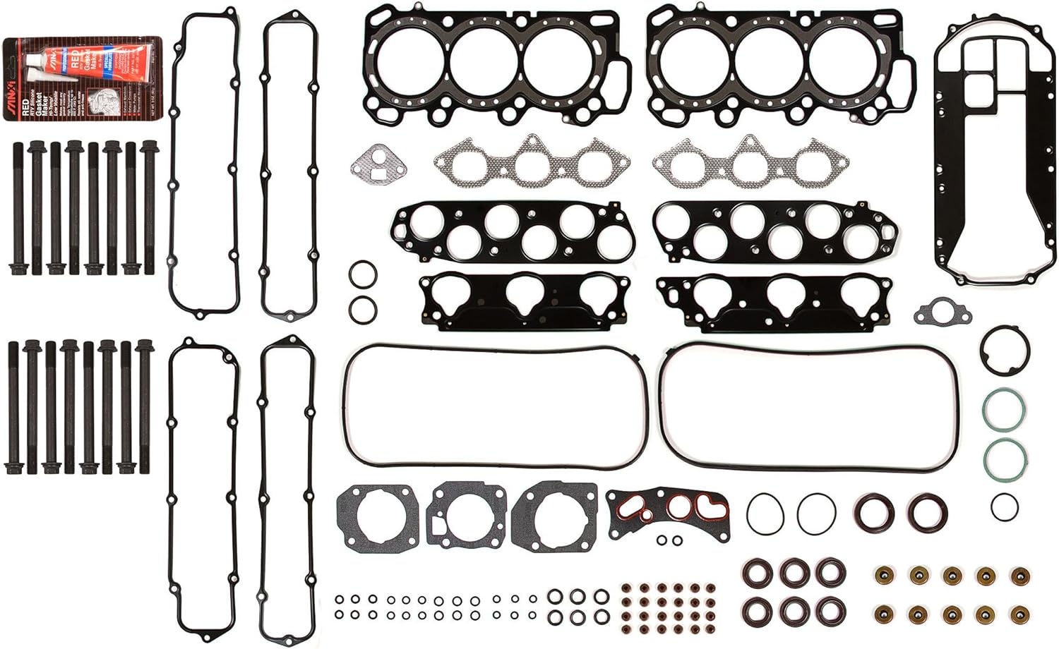 Evergreen HSHB4036 Cylinder Head Gasket Set Head Bolt