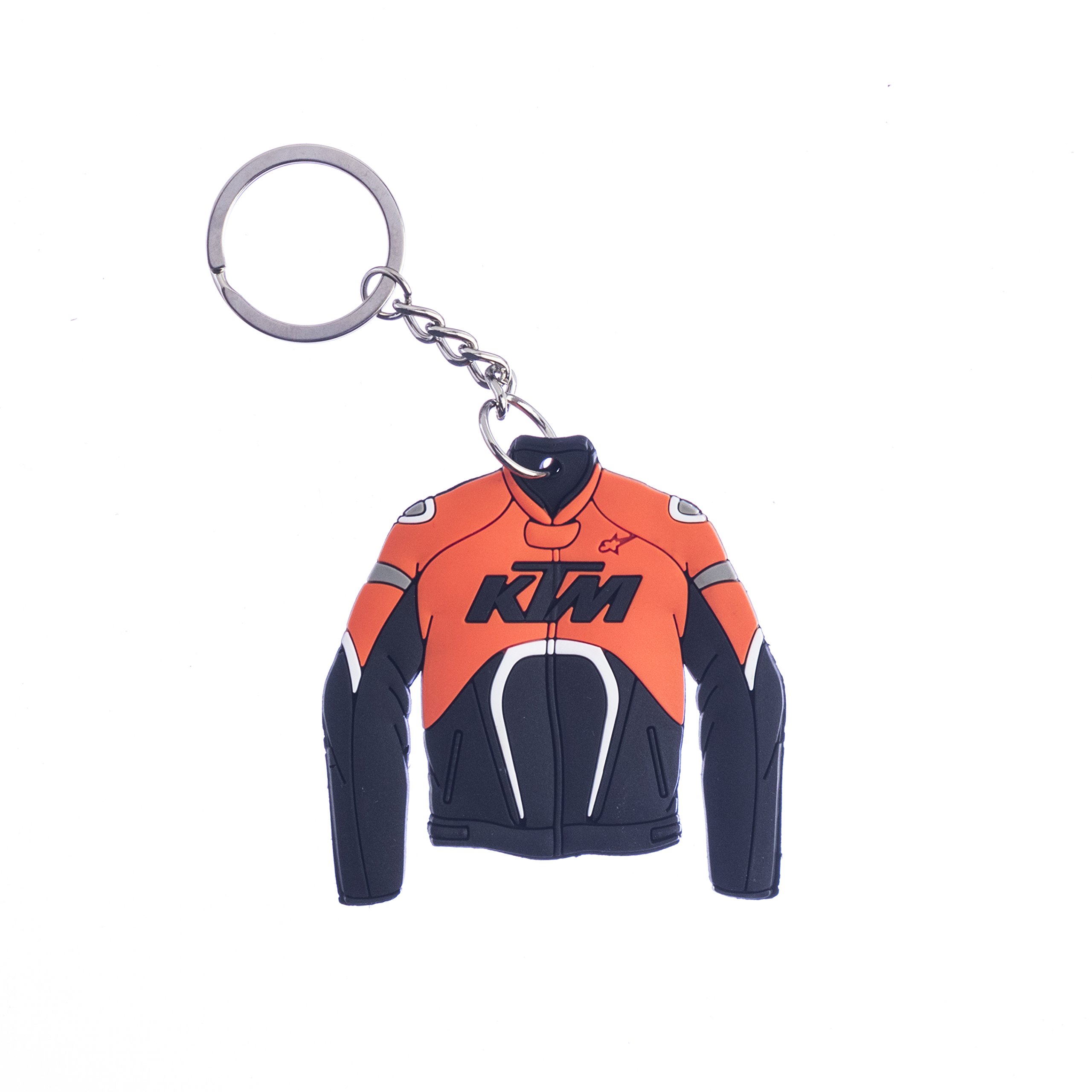 techpro AVI Multi-Colour Doublesided Rubber for KTM Jacket Keychain-picture-10