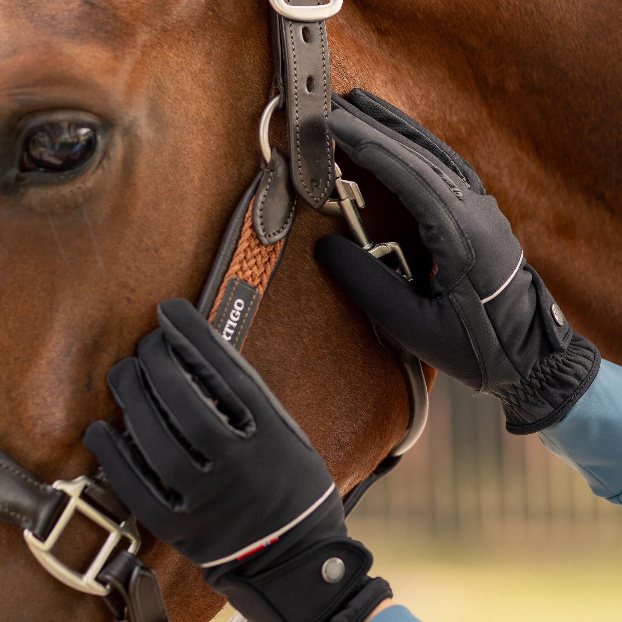 HORZE B Vertigo Rahel Thinsulate - Guantes de equitación de invierno