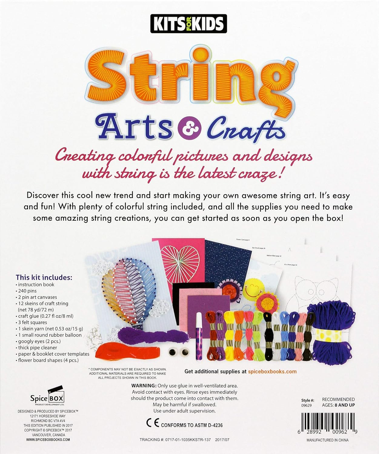 SpiceBox Kits for Kids String Arts and Crafts