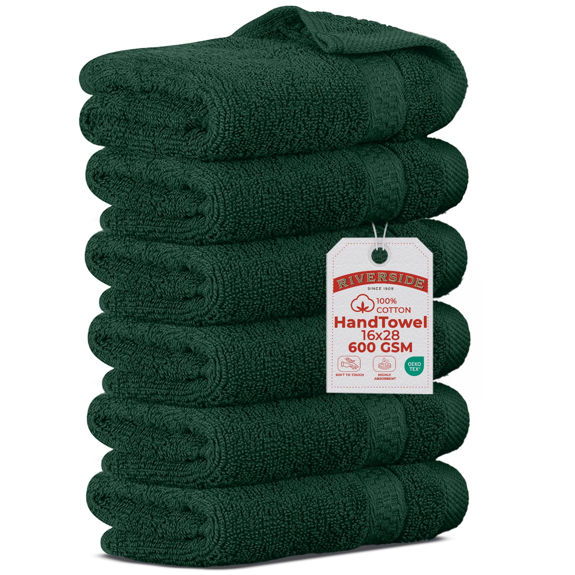 RIVERSIDE Luxury Bath Towels - 4 Pack, Purple -32 RIVERSIDE Luxury Bath Towels - 4 Pack, Purple -32