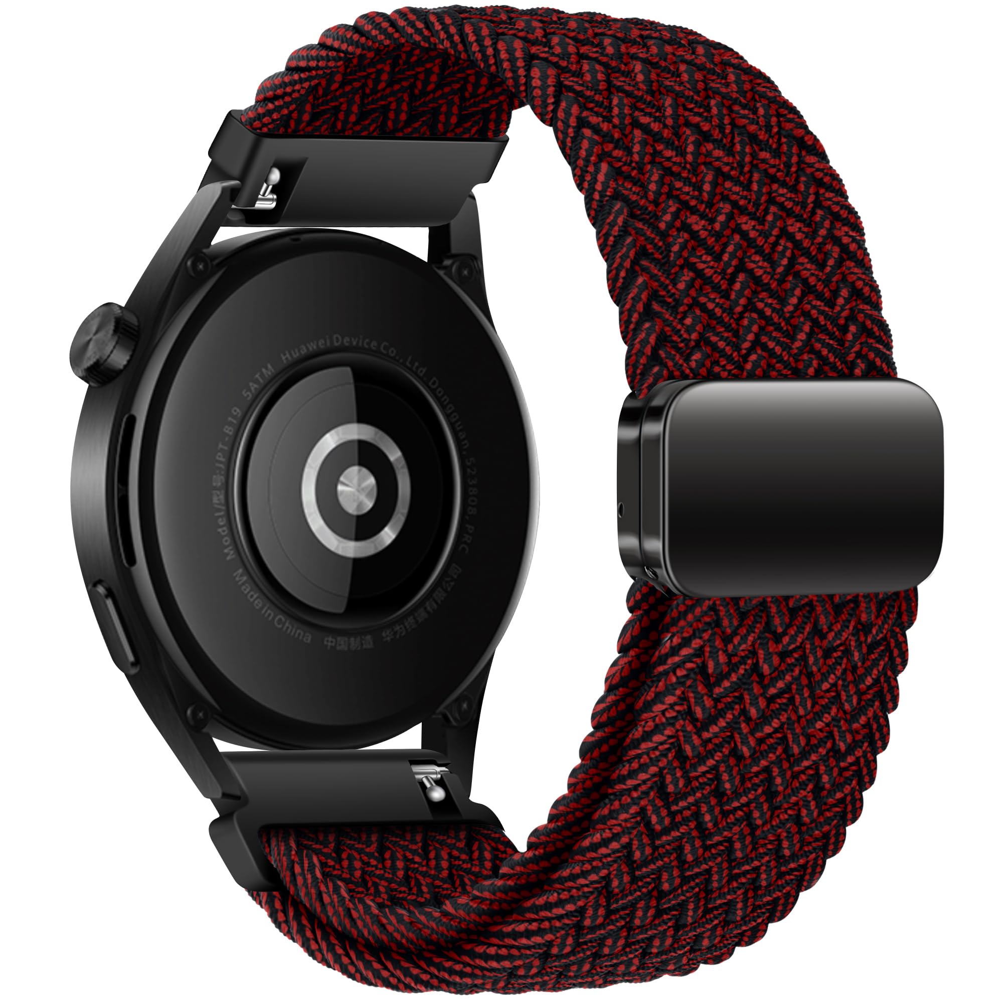 Mazoft Braided Sport Band Compatible with Samsung Galaxy Watch Band 7/FE/6/5/4/3 & Watch 5 Pro & 6/4 Classic &Gear S3/S2, 20mm & 22mm watch band for Samsung Watch 47mm 46mm 45mm 44mm 40mm 43/42/41mm