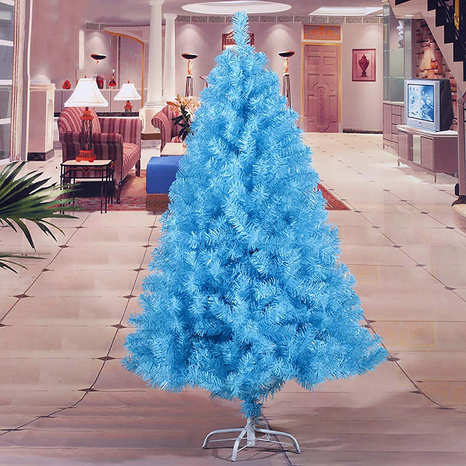 Amazon.co.jp: 6ft プレミアム ブルー クリスマス ツリー, ホリデー