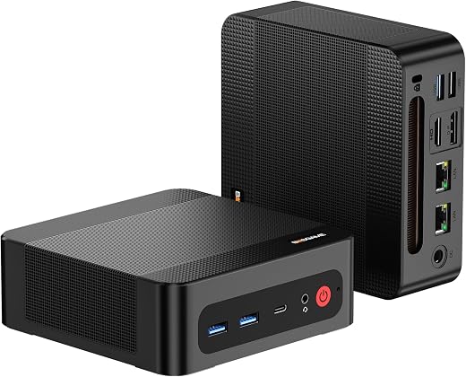 BOSGAME P3 Plus Mini PC, Mini Computers with AMD Ryzen 7 7840HS, 32GB DDR5 1TB PCle SSD, 4K Triple Display,...
