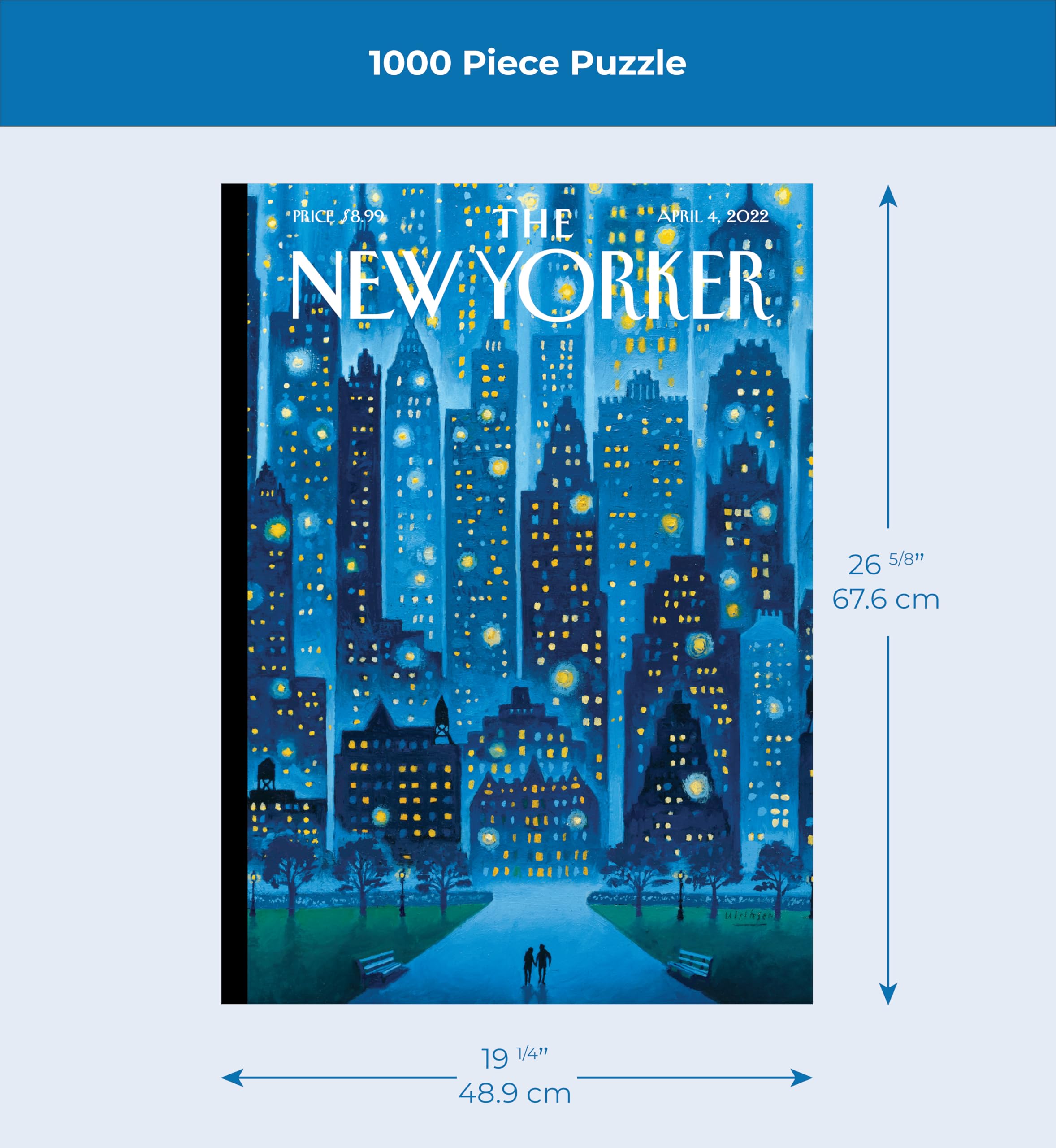 Amazon | New York Puzzle Company - New Yorker Stellar Night - 1000