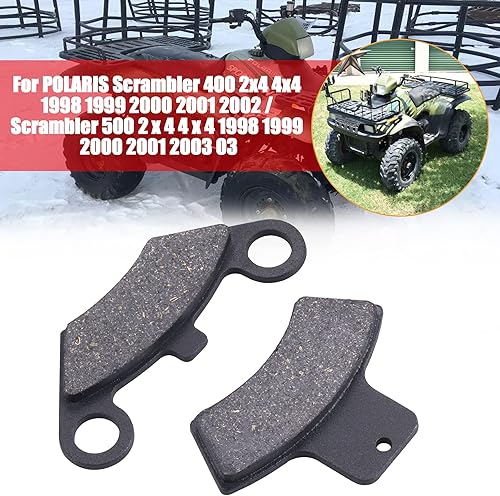Miniatura 4 de Pastillas de freno delanteras y traseras compatibles con Polaris Sportsman 335 400 500 4X4 Scrambler 400 500 Diesel 455 Magnum 325 500 Sport 400