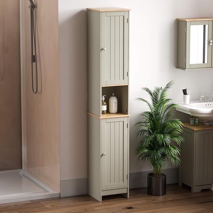 Buy Bath Vida Priano Bathroom Storage Cupboard Floor Standing