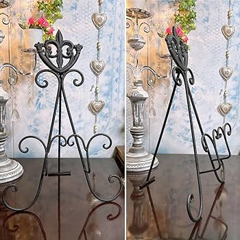 Amazon.co.jp: アンティーク雑貨 アイアンボードスタンド menu board