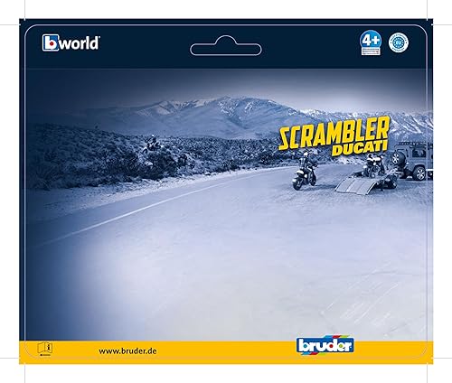 Miniatura 4 de Bruder 62731 bworld Scrambler Ducati Policía Moto w Policía