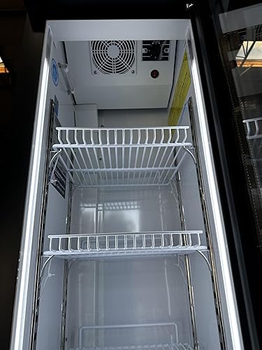 Miniatura 8 de NAFCOOL Comercial de una puerta de cristal delgada vertical para refrigerador de bebidas 58 pies cúbicos 154 pulgadas de ancho