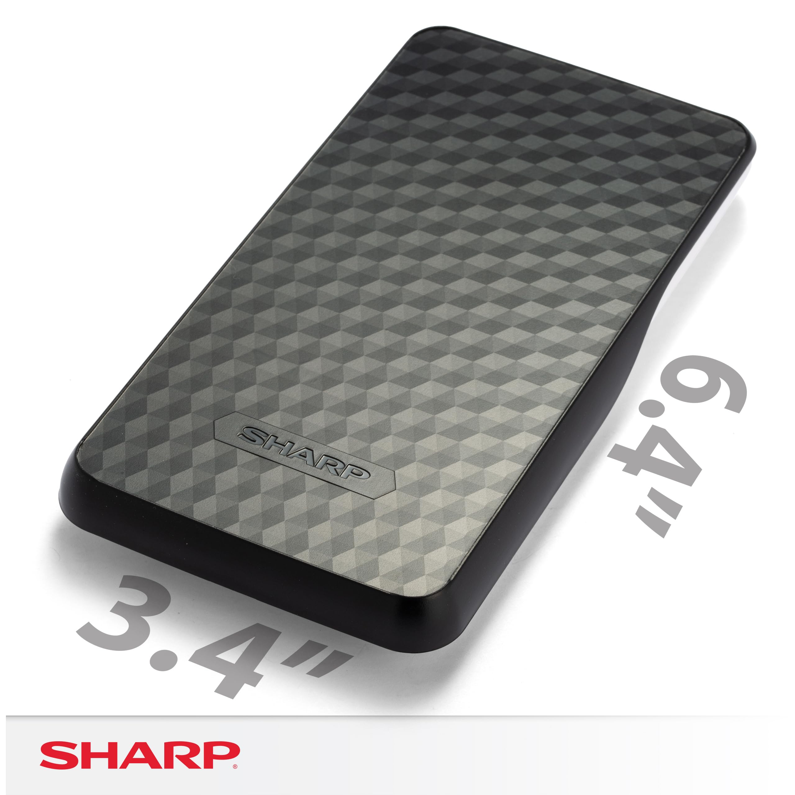 Sharp EL-531TGBBW Calculatrice scientifique/ingénierie à 12 chiffres avec coque rigide de protection, batterie et écran LCD solaire hybride, idéale pour les étudiants et les professionnels, noir, noir