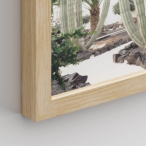 Miniatura 5 de SIGNWIN Arte de pared enmarcado de cactus, desierto de cactus, juego de 4 impresiones de decoración de pared de desierto de cactus, decoración de