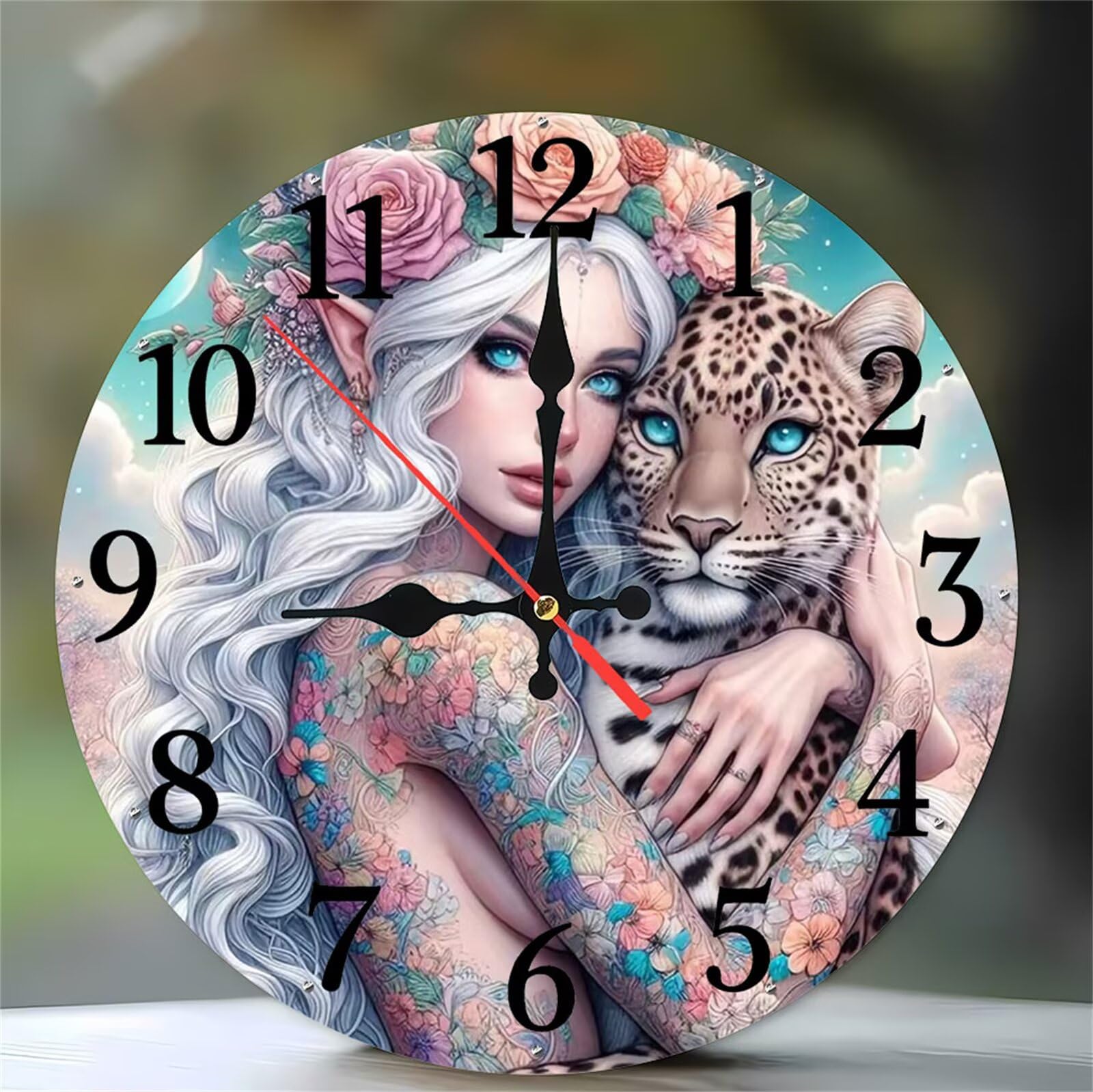 Horloge murale cuisine silencieuse à quartz pour en finir avec le tic-tac stressant