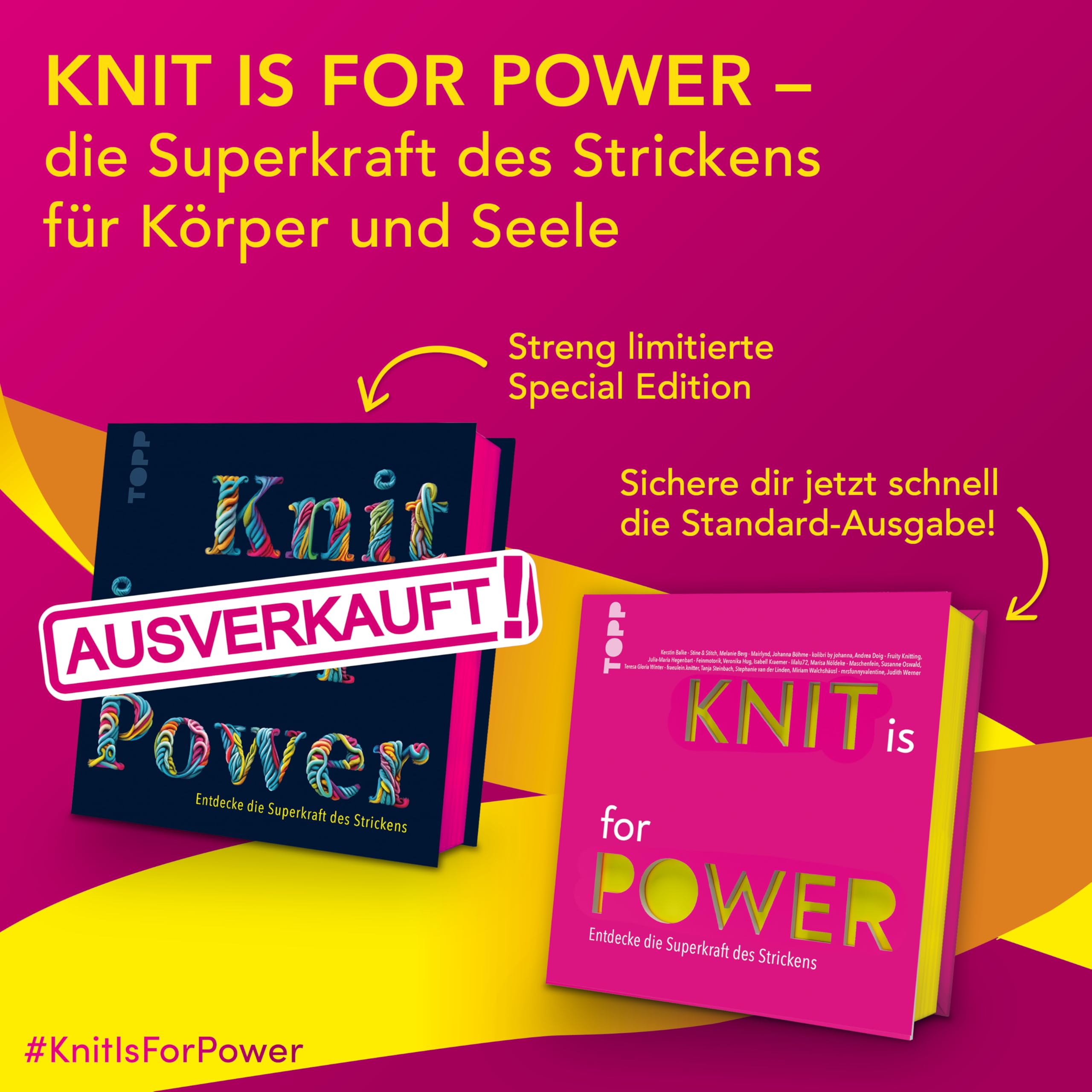 Knit is for Power - Limitierte Special Edition: Entdecke die Superkraft des Strickens