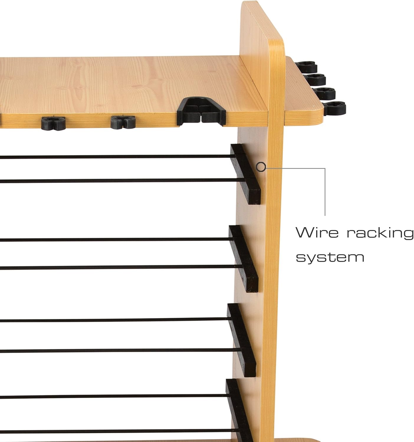 Rush Creek Creations Fishing Rod Holder for 14 Saltwater/Freshwater Rods, Fishing Pole Holder w/ up to 4 Fishing Gear Tackle Box Storage for Garage Organization/Boat Storage for Fishing Accessories | Fishing Pole Holder, Boat Storage