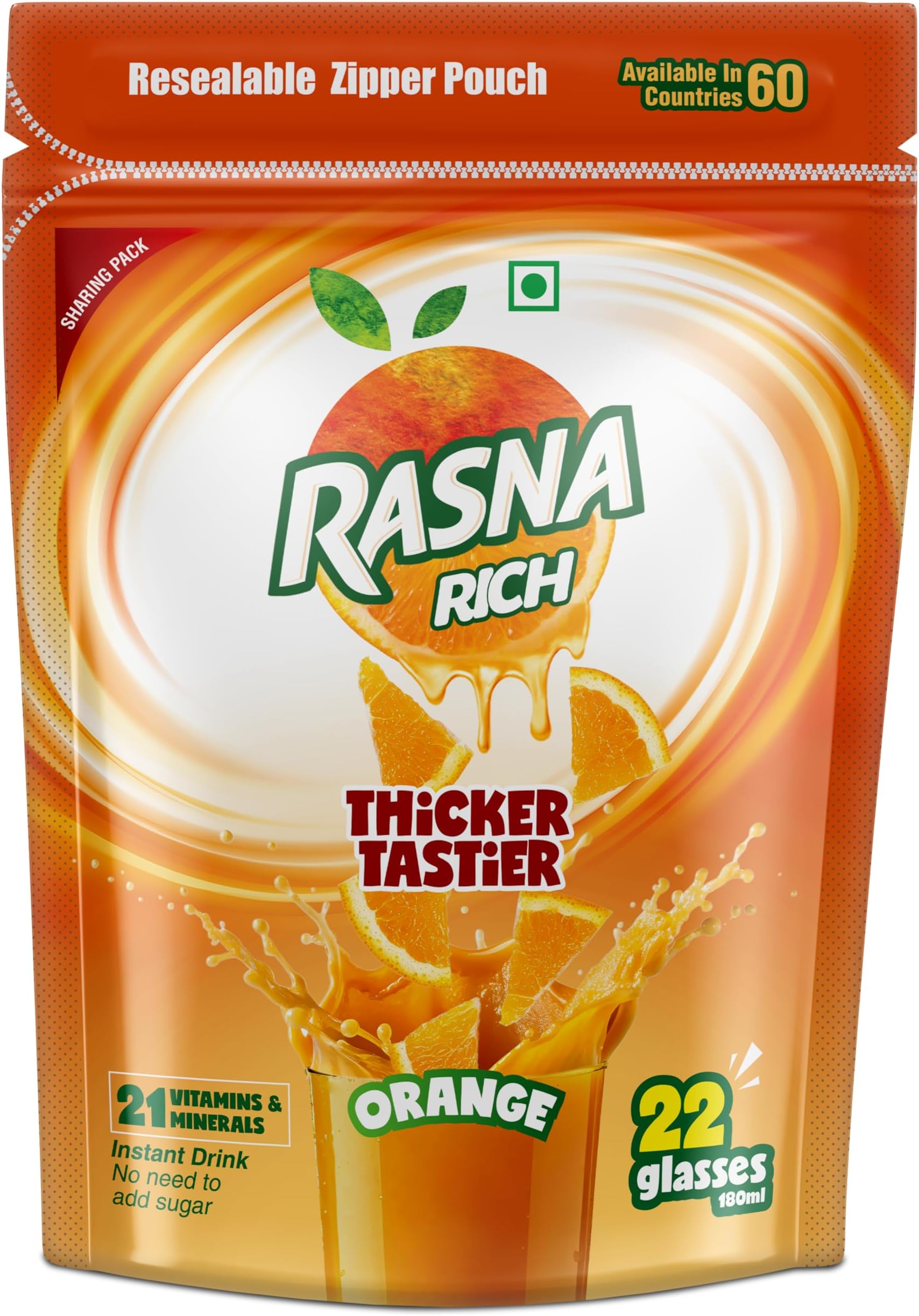 Fruitplus Instant Orange Drink Concentrate Mix -500g