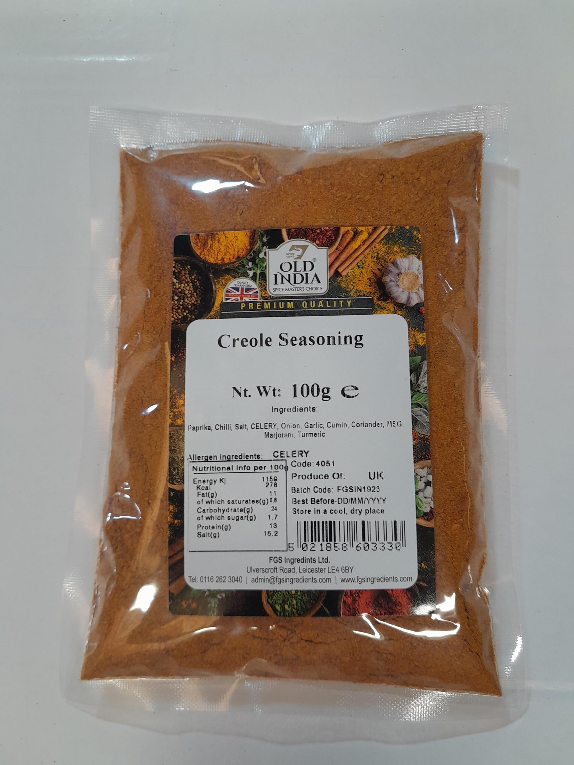 Old India Creole Seasoning 100g