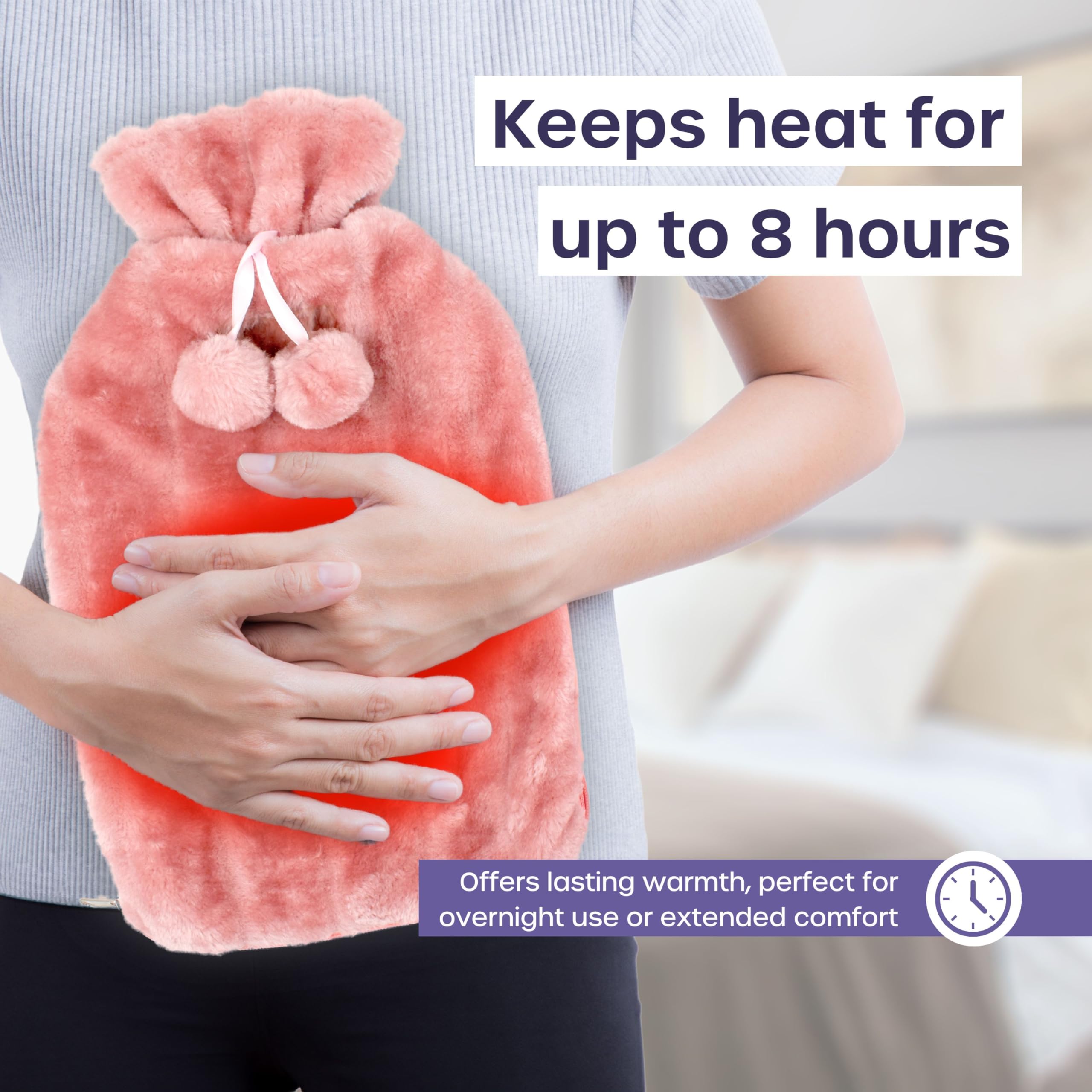 Hot Water Bottle (Pink - 3L)