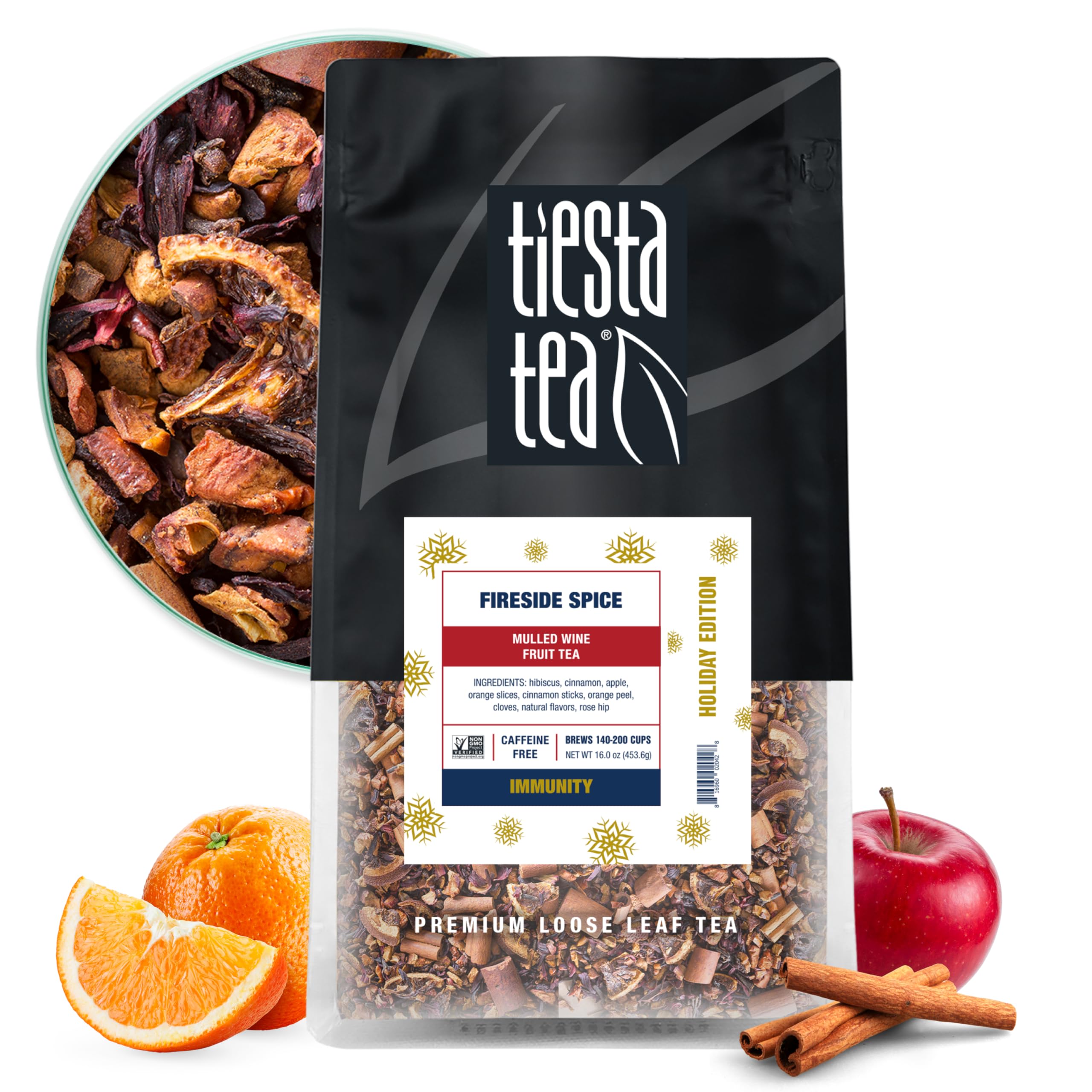 Amazon.com : Tiesta Tea - Fireside Spice, Mulled Wine Herbal tea