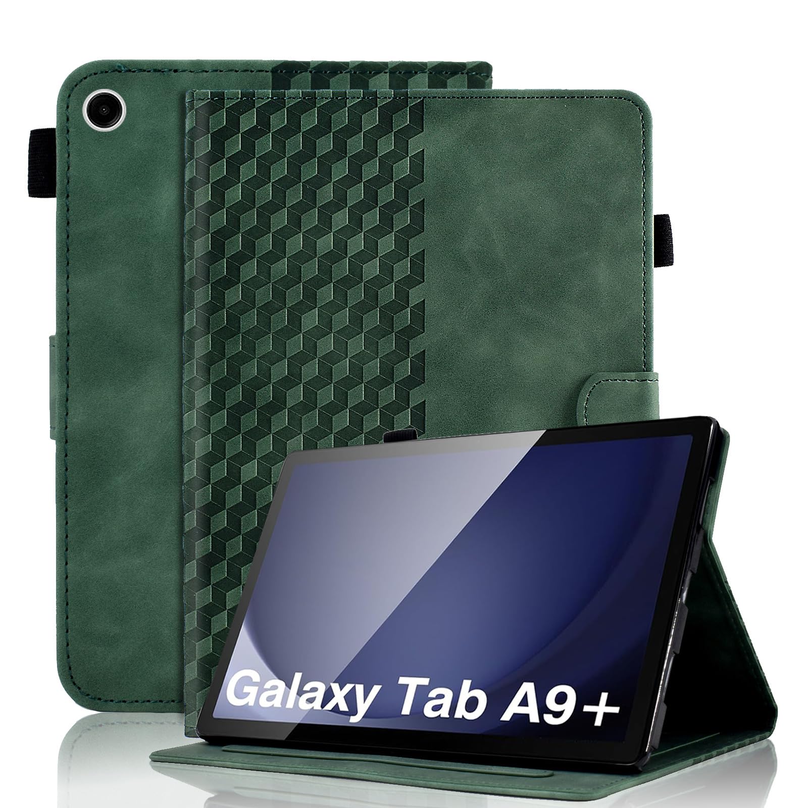 Case for Honor Pad X8a 11 Inch Tablet 2024 Protective Case Premium Leather Folio Smart Case with Auto Sleep/Wake Pen Holder Card Slot for Honor Pad X8a- Dark Green — view 36