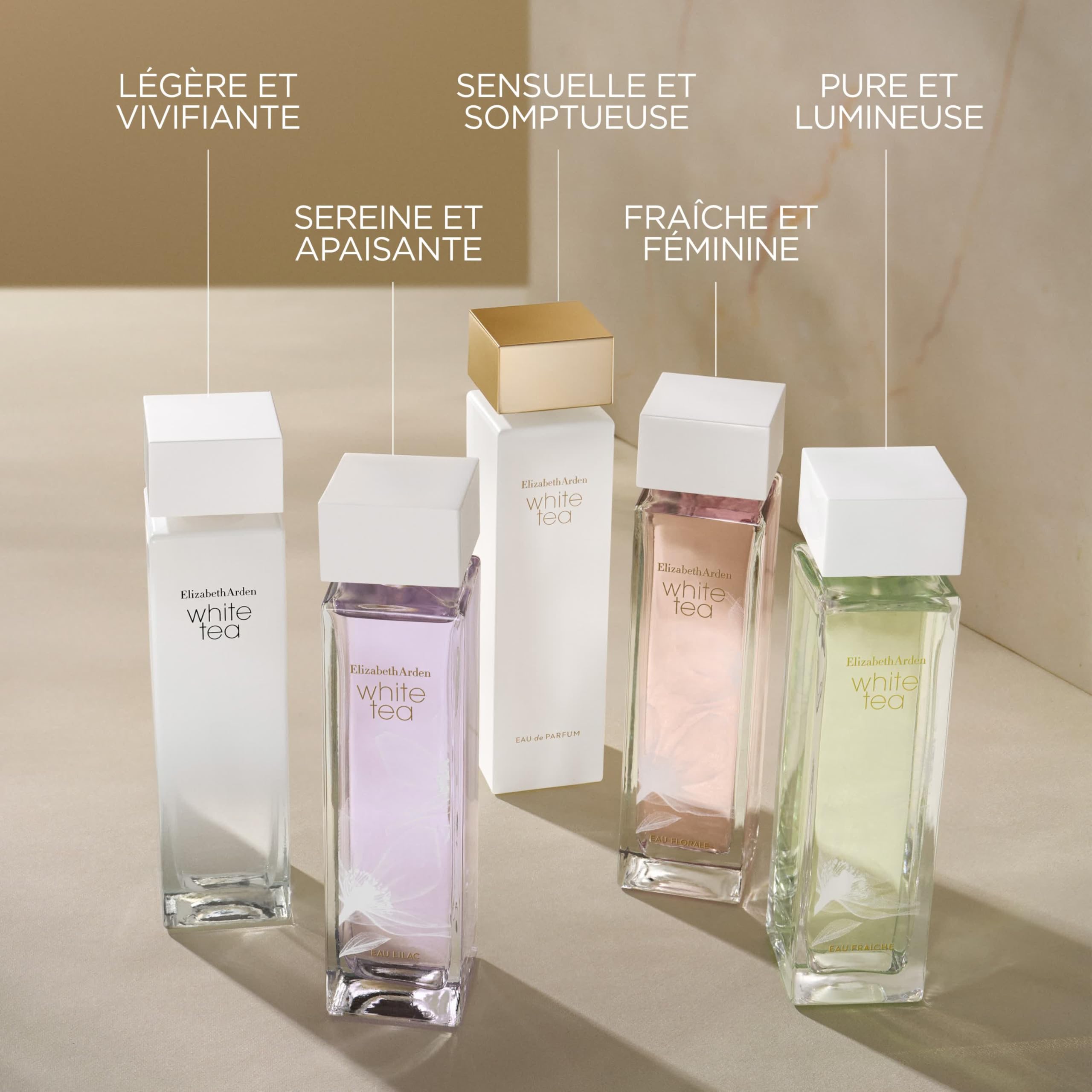 Elizabeth Arden, White Tea Eau de toilette pour Femme, Senteur Florale et Fraîche, Spray Vaporisateur, Parfum pur, délicieusement simple et raffiné