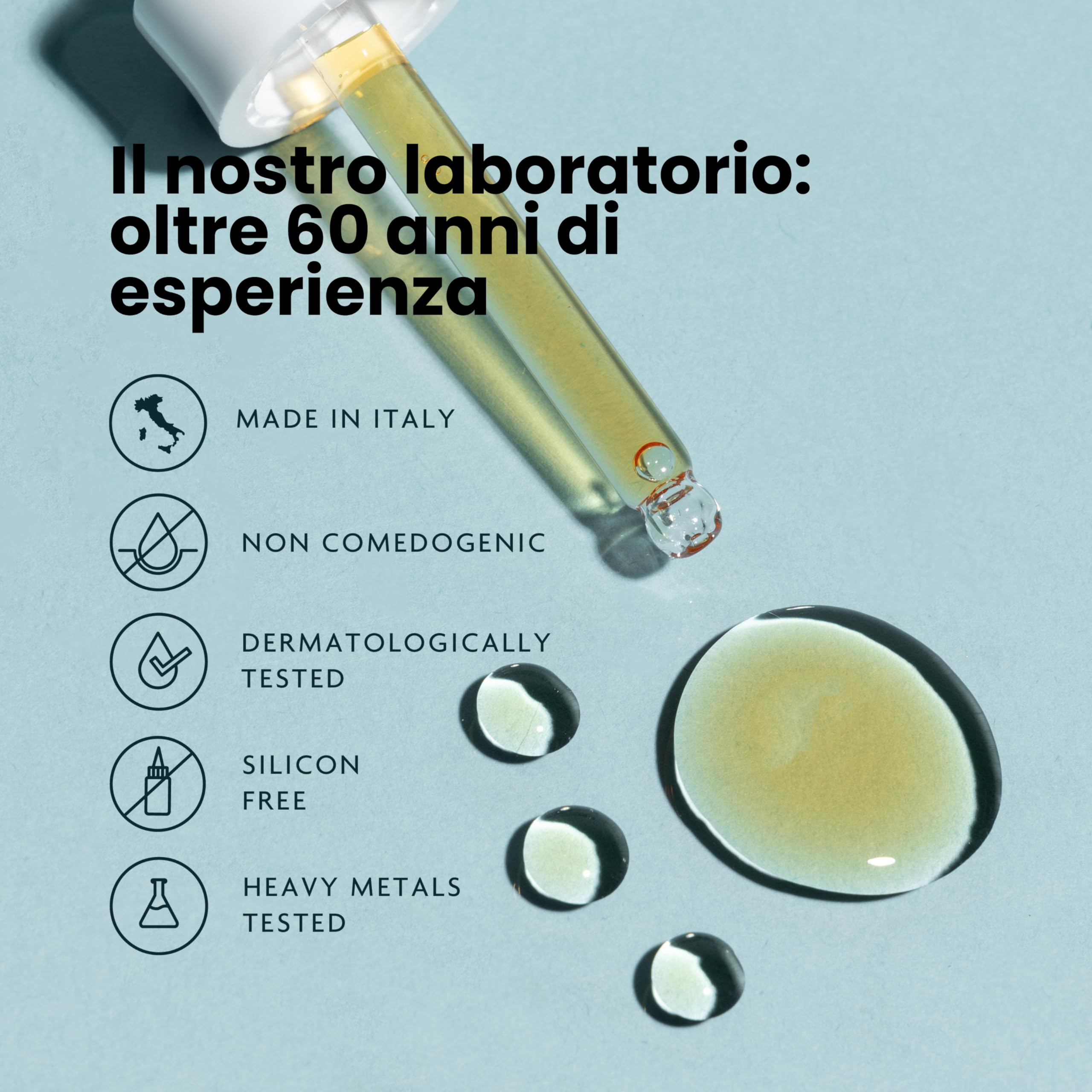 Siero RE.LIGHT | Siero Viso e Occhi Illuminante e Tonificante | con Vitamina C, Acido Ialuronico e Peptidi | Adatto alle Pelli Sensibili | Rende la Pelle più Luminosa, Tonica e Protetta