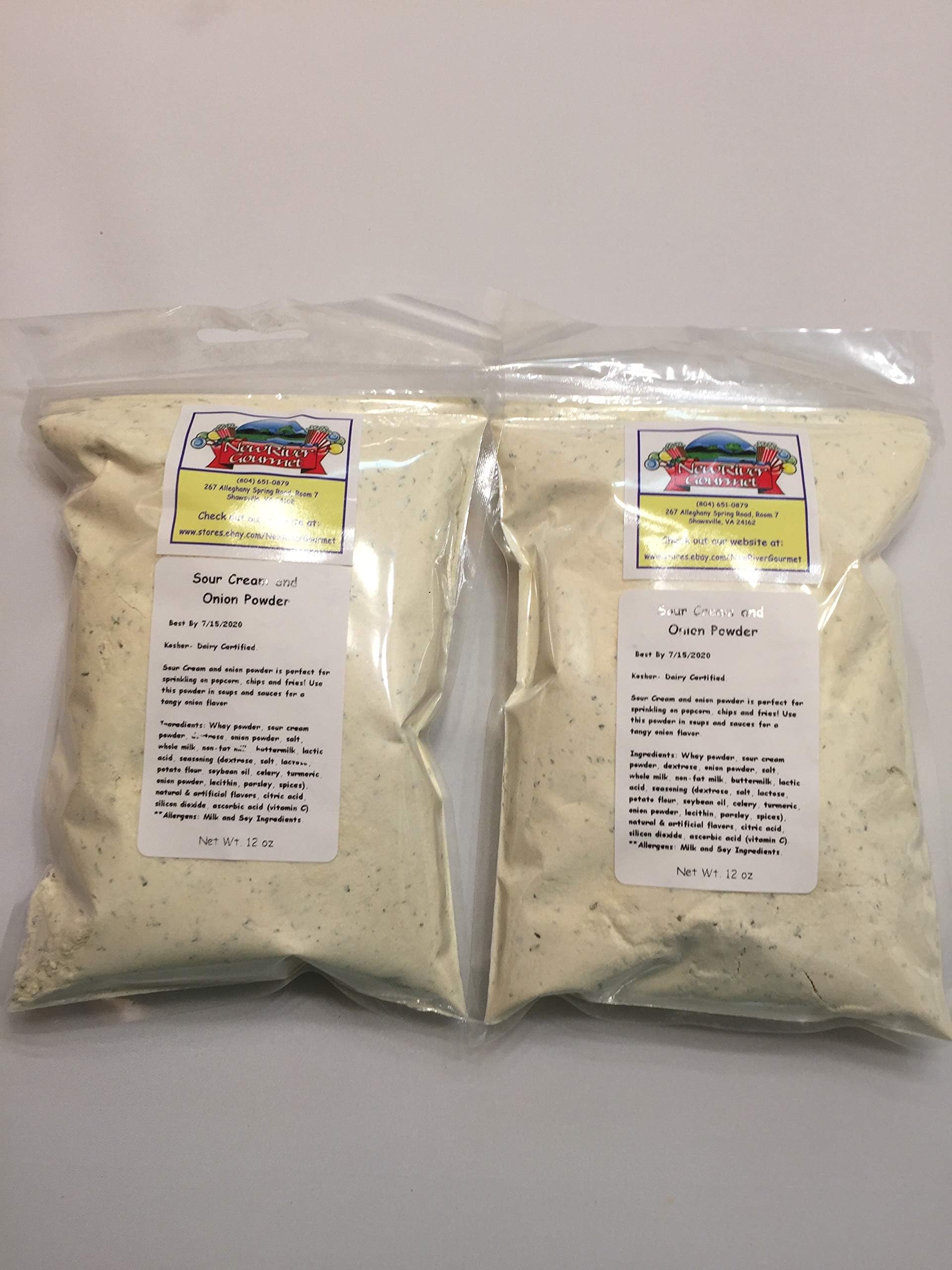Sour Cream and Onion Seasoning Powder (12 ounces (Pack of 2))
