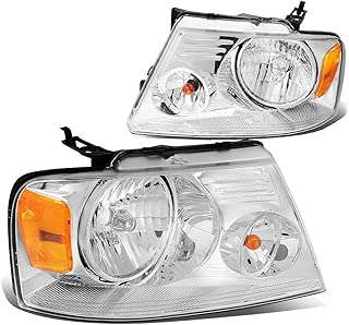 DNA Motoring HL-OH-F1504-CH-AM Headlight Assembly, Driver and Passenger Side - coolthings.us