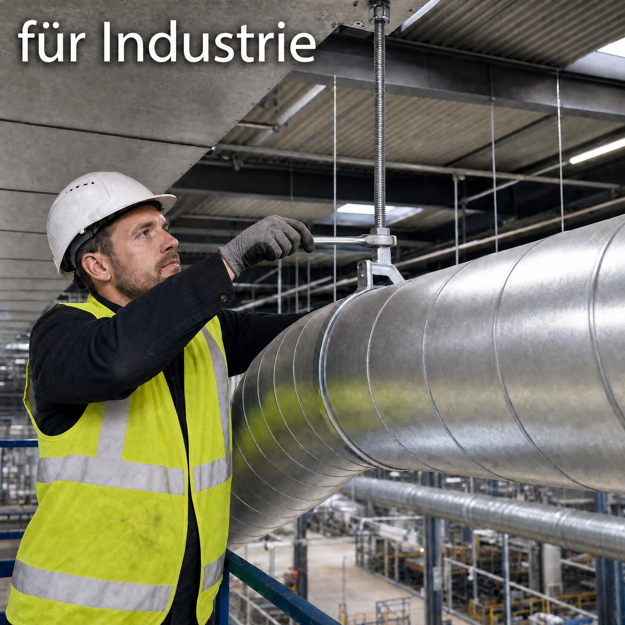 Gewindestange verzinkt M16 x 1000mm – 1 Stück | 8.8 | DIN 975 / DIN 976 | metrisches Gewinde