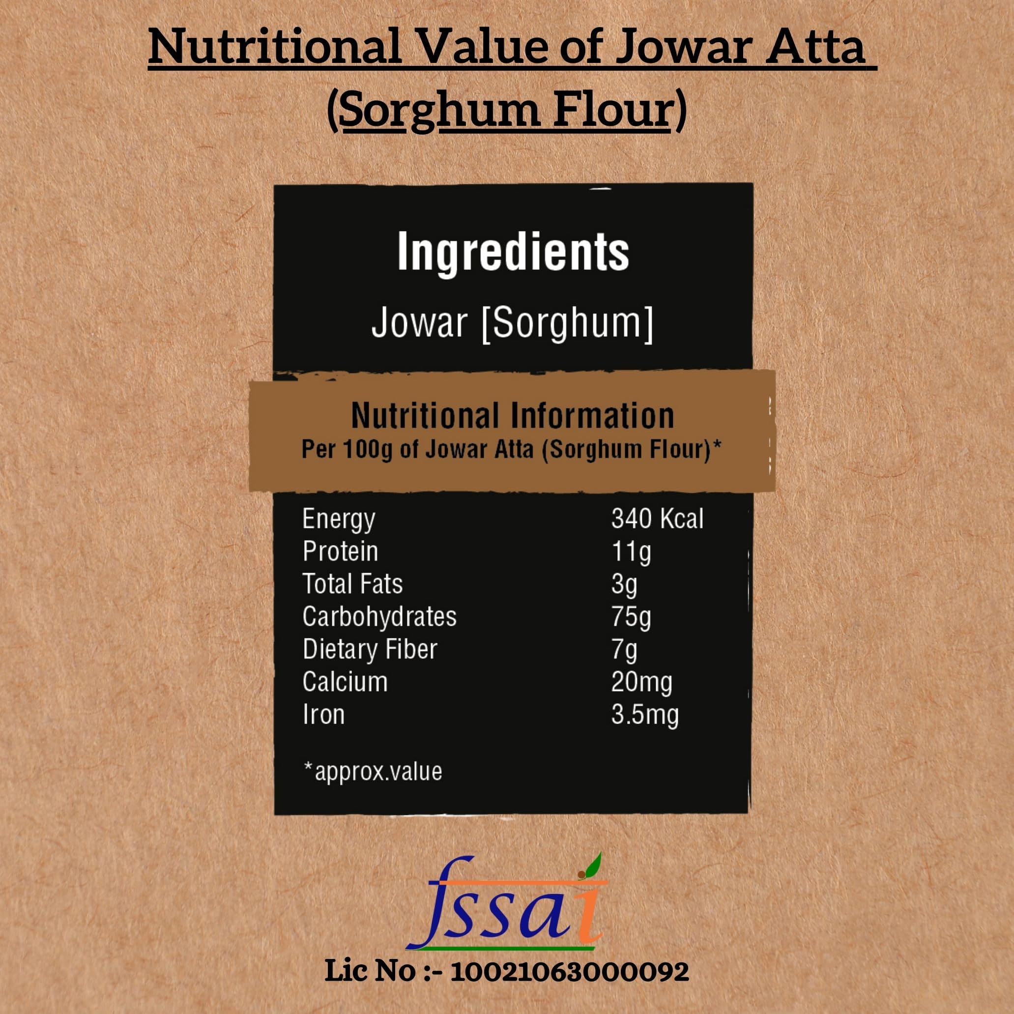 Amwel Combo of Jowar Atta 450g + Ragi Atta 450g | Sorghum Flour + Finger Millet Flour | Gluten Free Diabetic Friendly Low GI | Calcium Rich | Weight Management | For Good Health | 900g | Vacuum Packed - Image 6 thumbnail