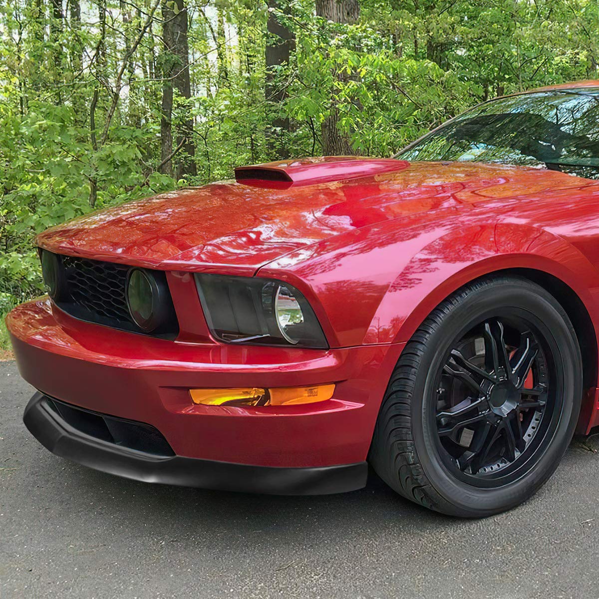 Amazon | ABSフロントバンパーリップチンスポイラー ウィングボディ