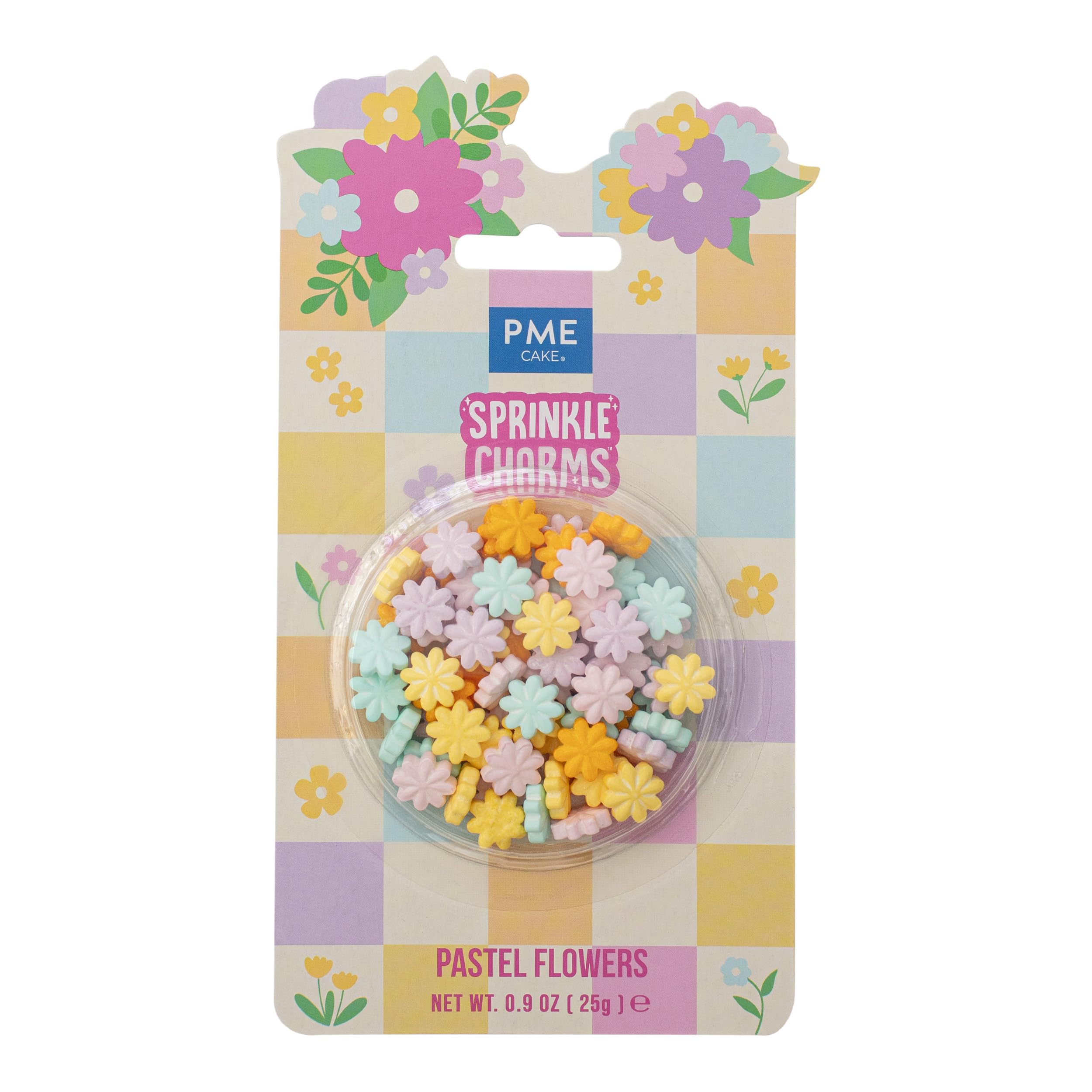 PME Cake Pastel Flowers Sprinkle Charms (25g / 0.9oz)