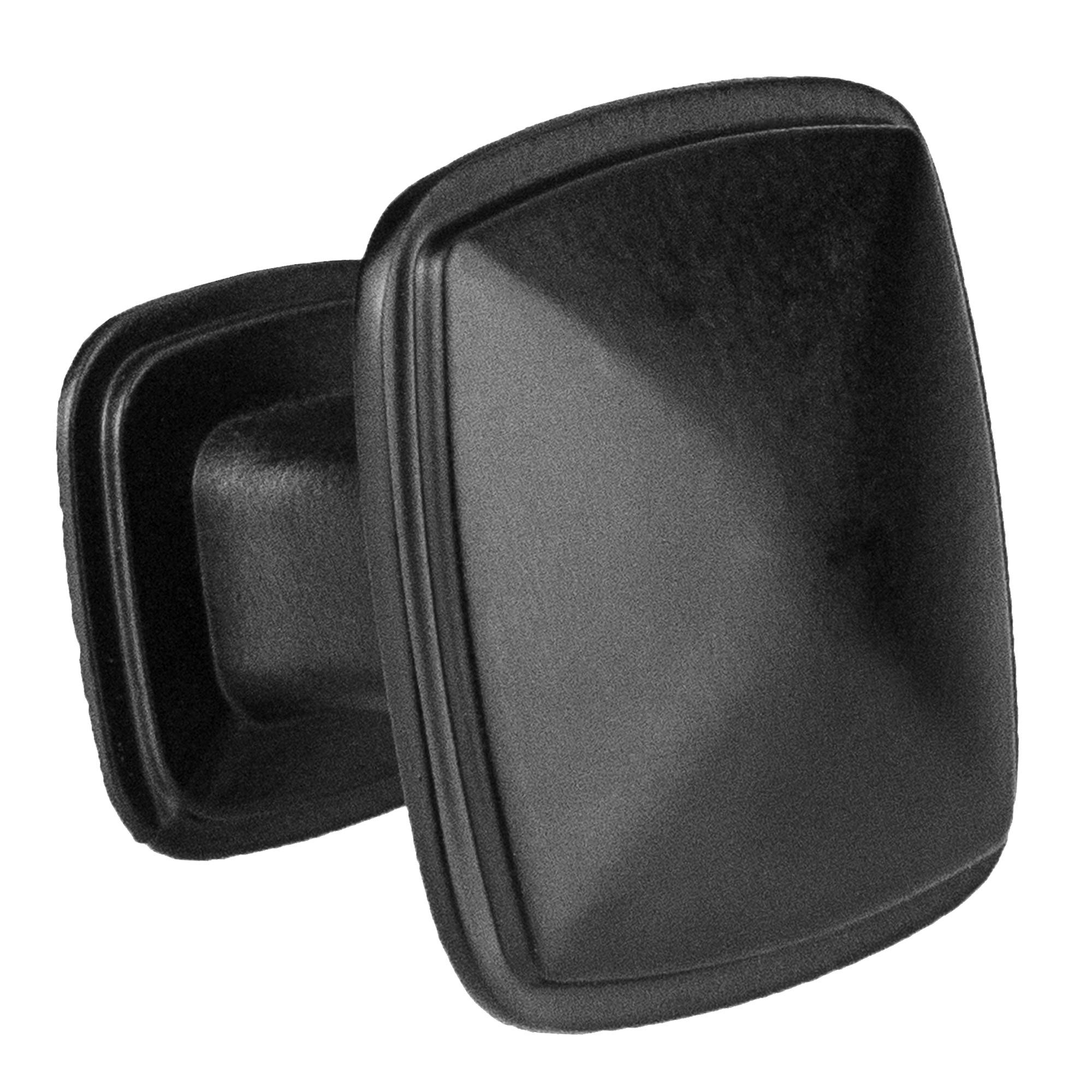 Ilyapa Black 1 1/4 Square Kitchen Cabinet Knobs - 10 Pack of Drawer Handles Hardware