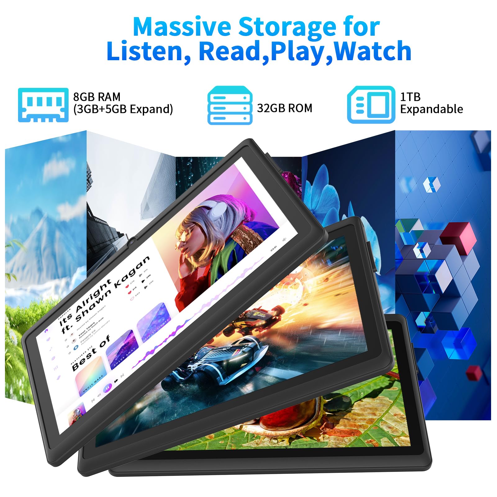 【新品】Android 15 7インチタブレット3GB＋32GB NEWISON Amazon.com : NEWISION Android 15 Tablet 7 inch Tablets with Case