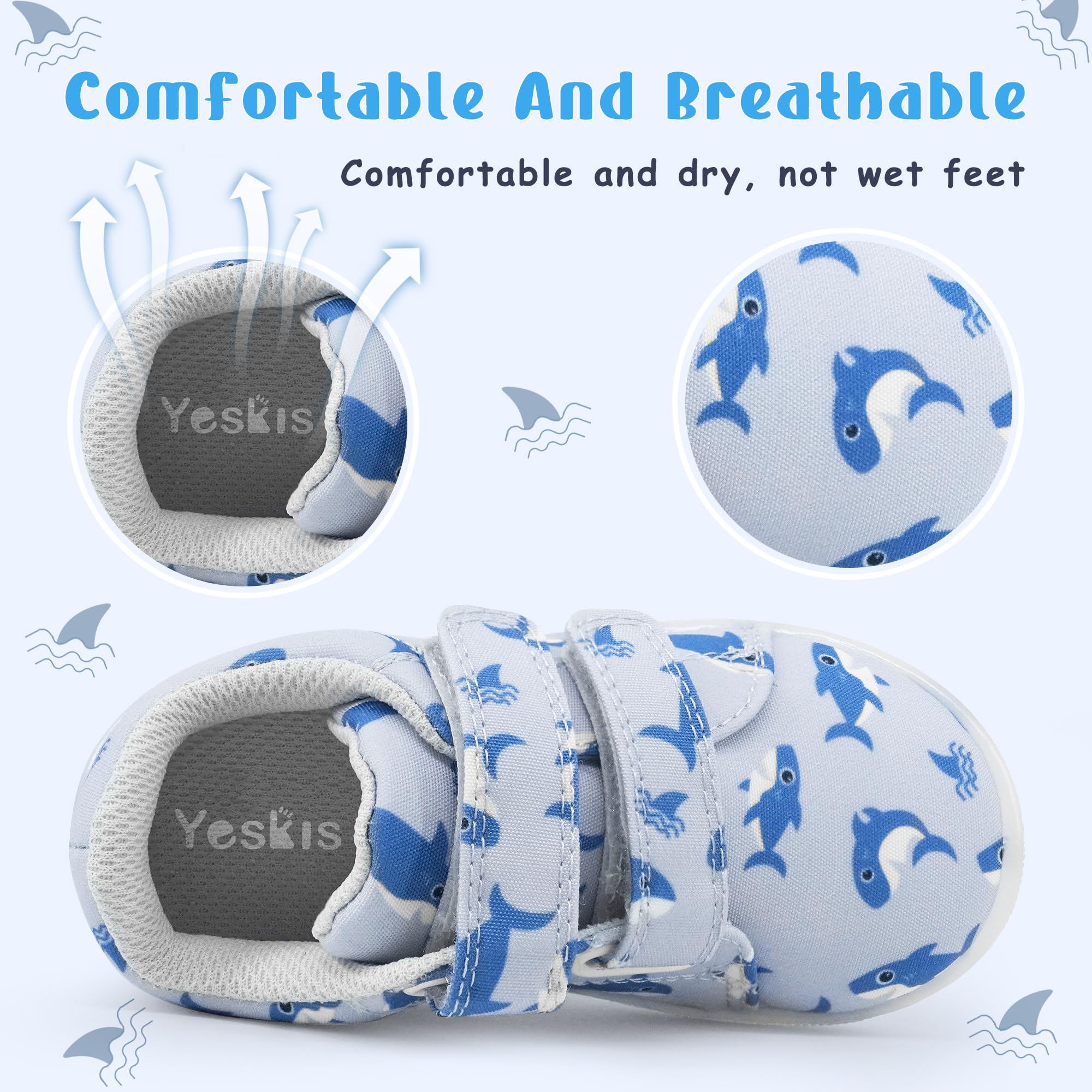 YESKIS Vivaki - Scarpe da ginnastica in tela con luci a LED, stile casual, per bambini piccoli, misura 38-42