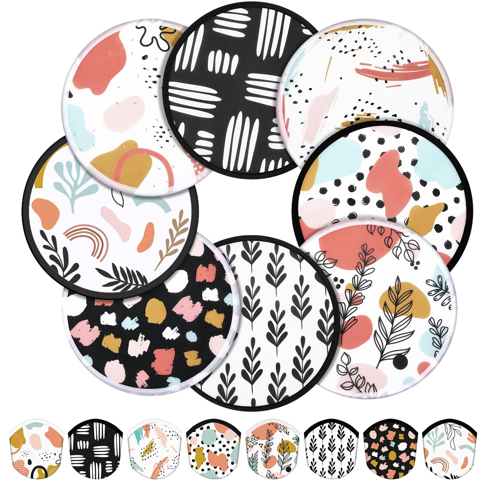View 1 of ***MISSING PARTS***
Gejoy Abstract Botanical Folding Fans - 24 Pcs, 8 Styles