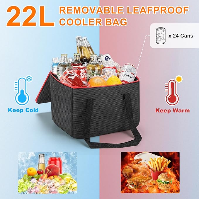 Organizador de Baúl Plegable con Bolsa Enfriadora miniatura 3