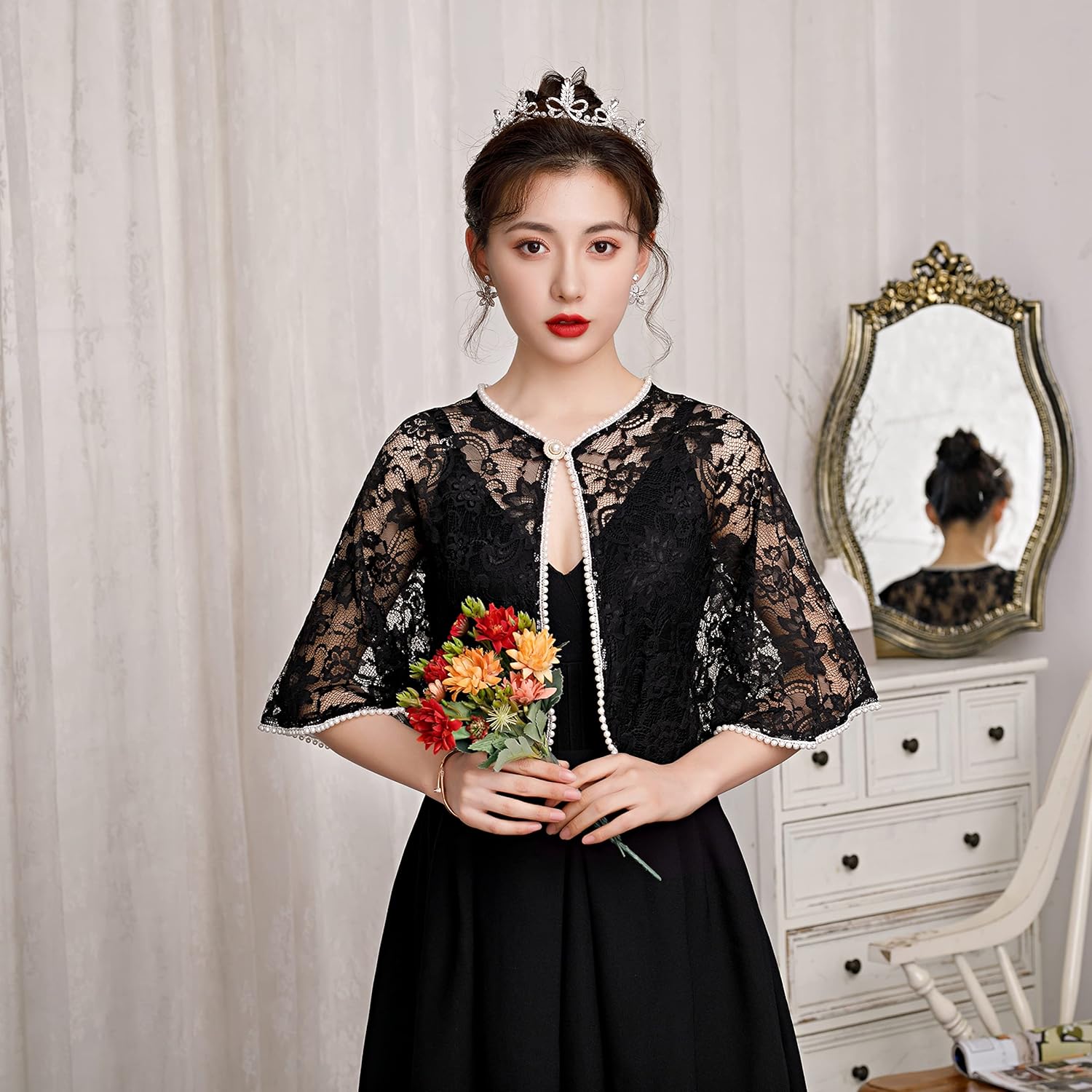 plus size formal bolero