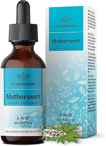 Miniatura 9 de HERBAMAMA Extracto líquido de Motherwort, 4 onzas líquidas, vegano, suplemento de hierbas orgánicas para apoyar la salud del corazón, la función