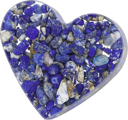 Miniatura 2 de rockcloud Paquete de 2 pomos de resina con forma de corazón para cajones, tiradores de cajón para armario, aparador, puerta, con tornillos,